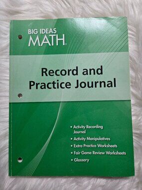 Big Ideas Math Record and Practice Journal (6th Grade)
